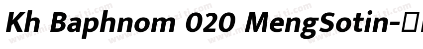 Kh Baphnom 020 MengSotin字体转换
